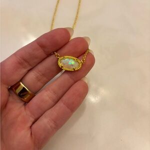 Kendra Scott Gold Drusy Pendant Necklace Bestseller